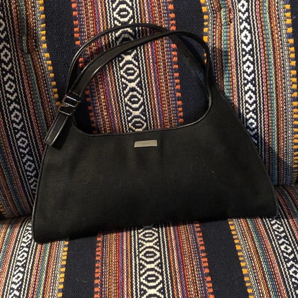 Vintage Gucci Black Baguette Shoulder Bag - Picture 2 of 5